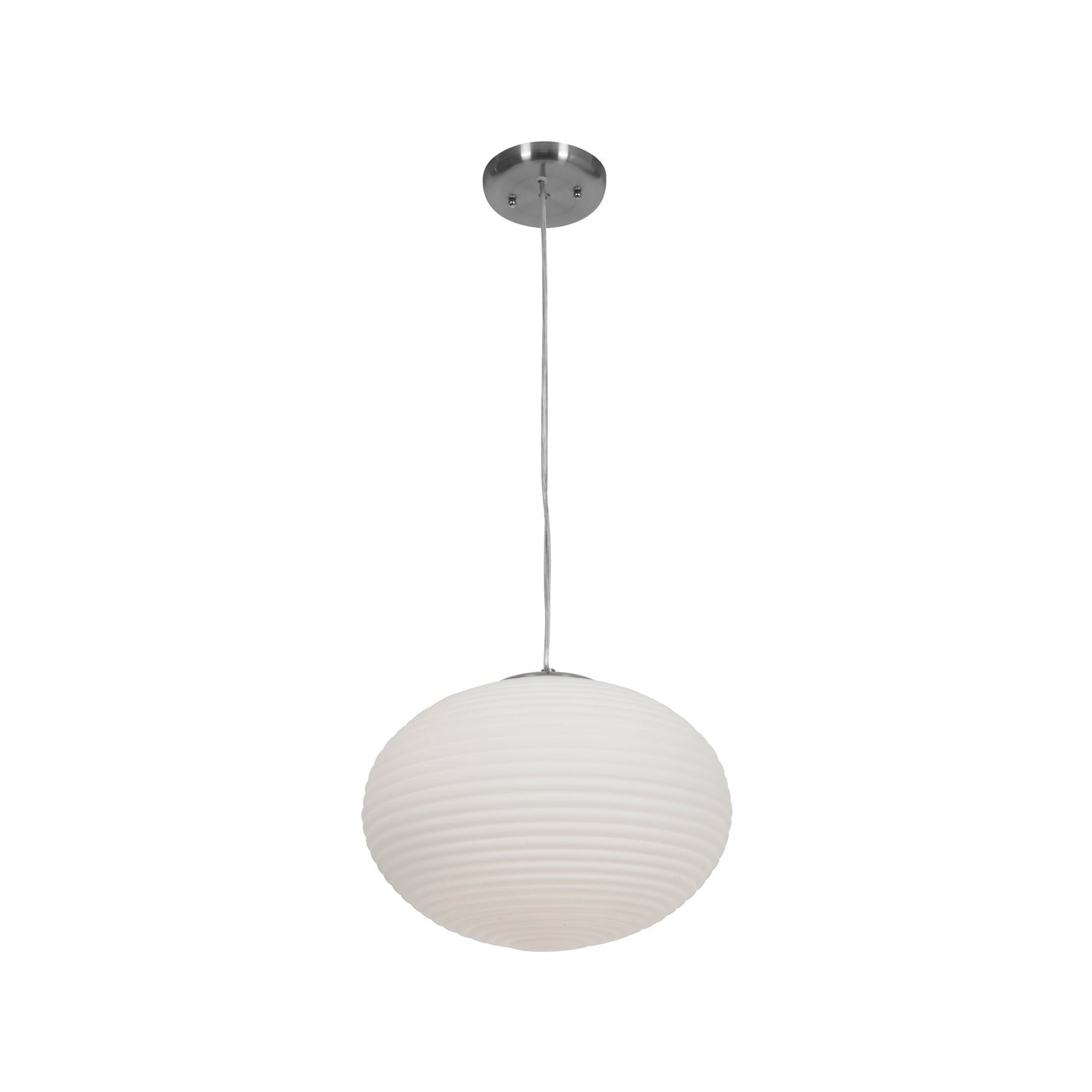  Callisto Ribbed OPL Glass Pendant
