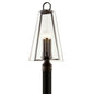  Adamson Three Light Post Lantern In French Iron