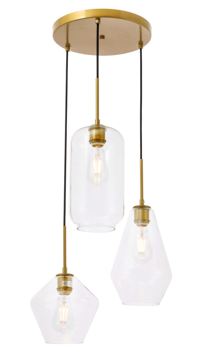  Gene 3-Light Pendant
