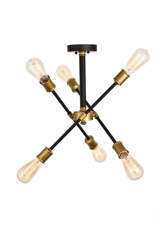  Axel 6-Light Flush Mount