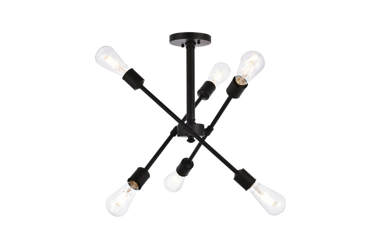  Axel 6-Light Flush Mount