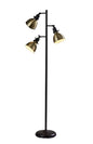  Alden 3-Light Tree Lamp In Antique Bronze & Antique Brass