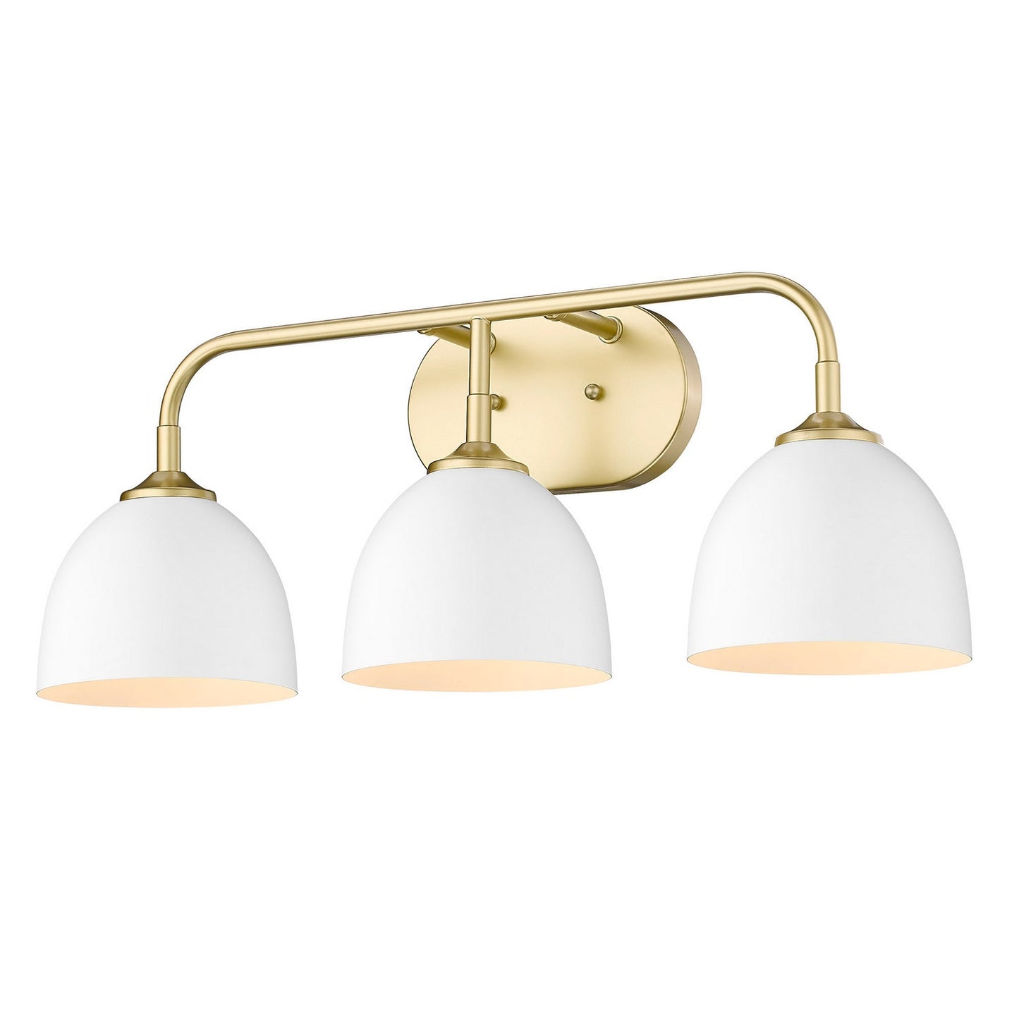 Golden Lighting 3-Light Bath Vanity In Olympic Gold