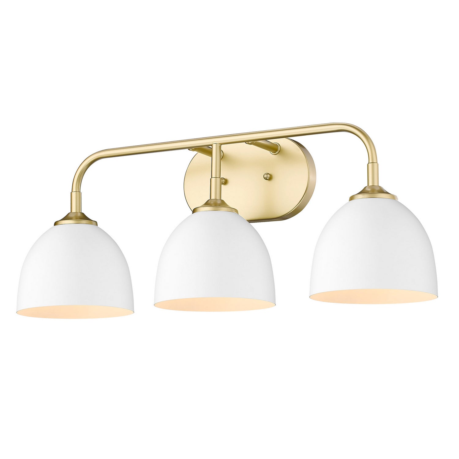 Golden Lighting 3-Light Bath Vanity In Olympic Gold
