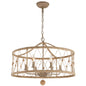  Brixton 6-Light Chandelier In Burnished Silver