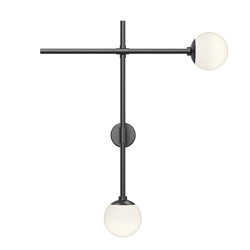  Sabon LED Wall Sconce In Satin Black