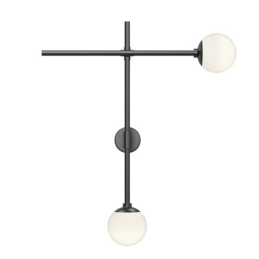  Sabon LED Wall Sconce In Satin Black