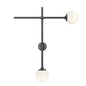  Sabon LED Wall Sconce In Satin Black