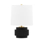  Kalani 1-Light Table Lamp In Matte Black