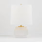  Kalani 1-Light Table Lamp In Matte White