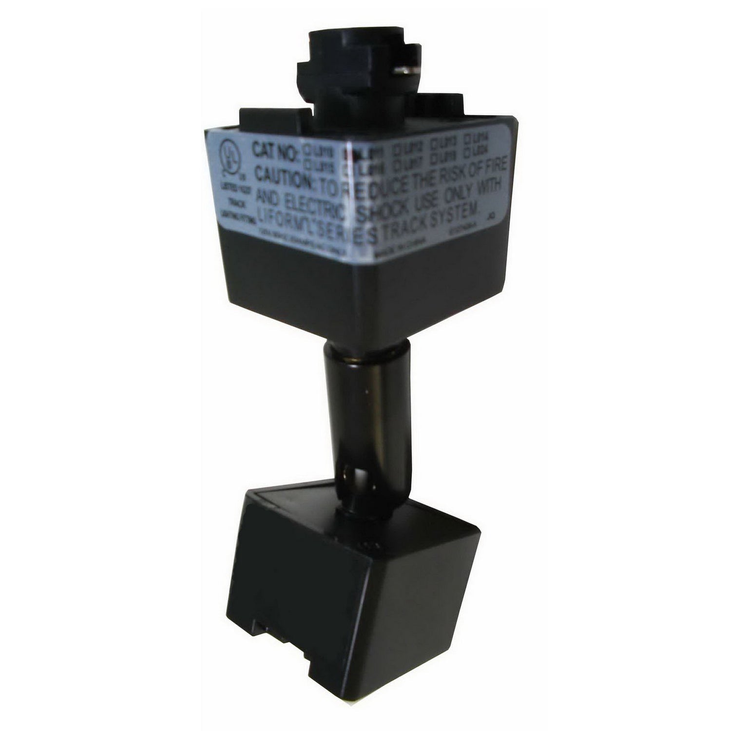  Cal Track Slope Ceiling Adopter For Line Volt In Black