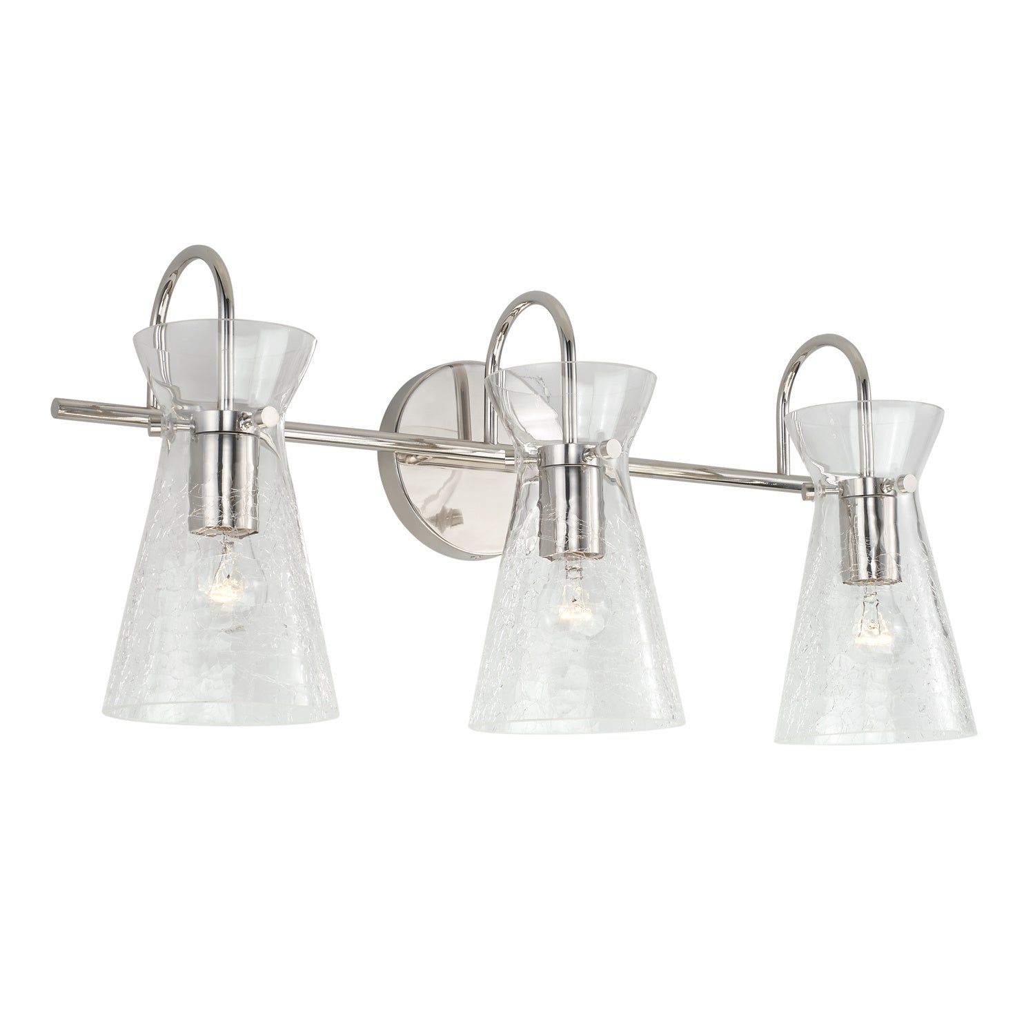  Mila 3-Light Vanity In Polished Nickel