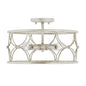  Ricci 4-Light Semi-Flush Mount In Winter White