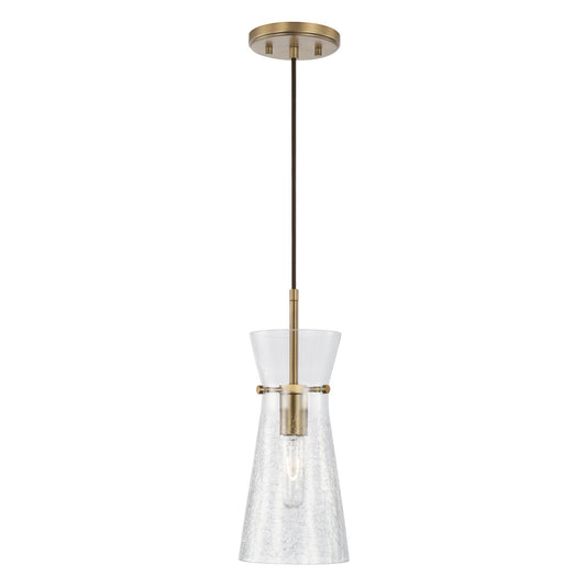  Mila 1-Light Pendant In Aged Brass