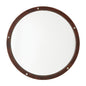  Mirror Mirror In Dark Wood And Polished Nickel