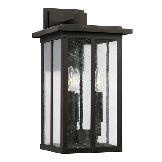  Barrett 3-Light Outdoor Wall Lantern In Oiled Bronze