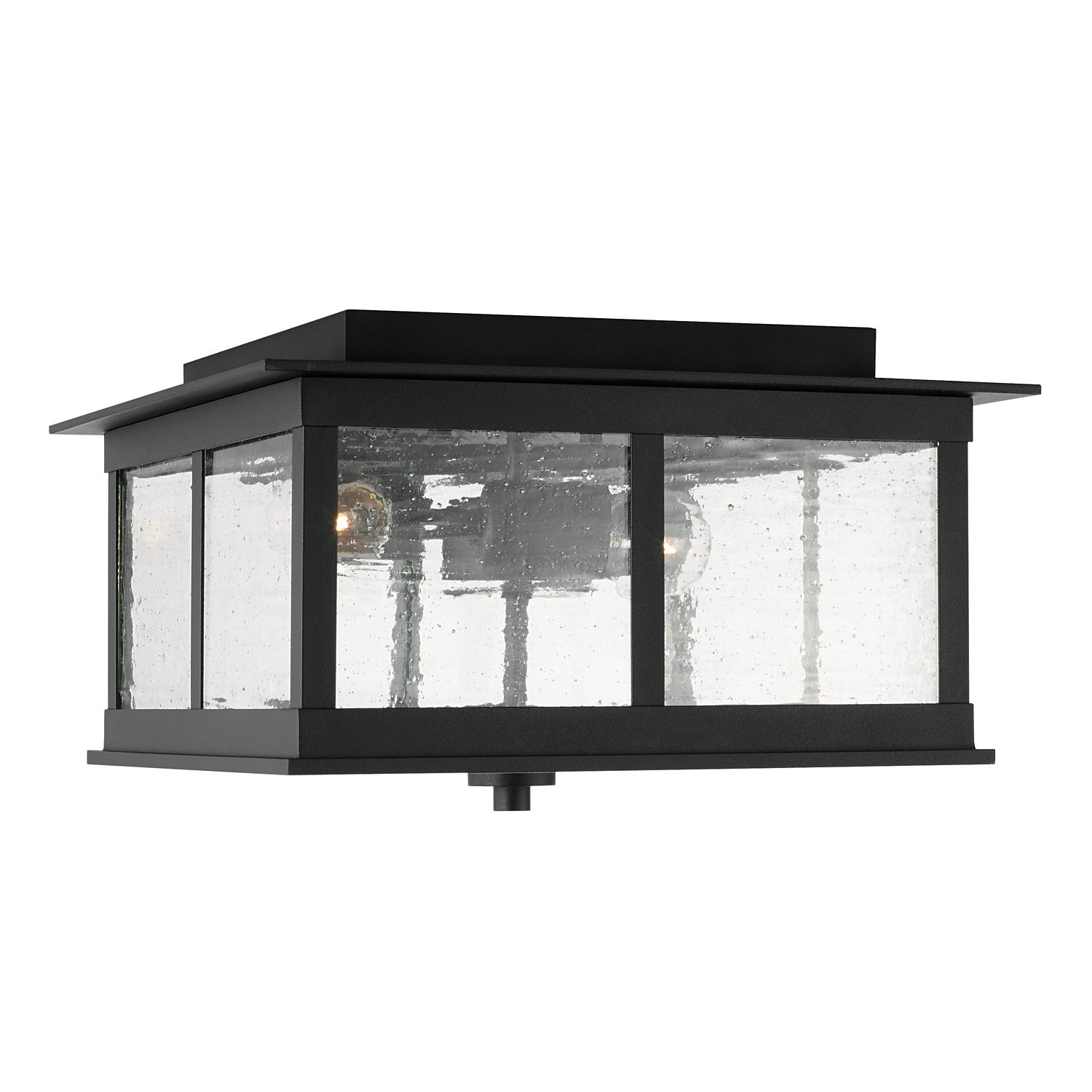 Barrett 3-Light Outdoor Flush Mount In Black