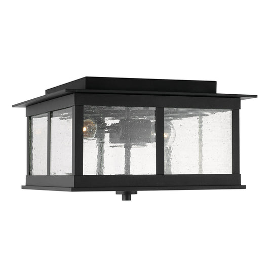  Barrett 3-Light Outdoor Flush Mount In Black