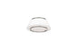  Hailey LED Flush Mount In Brushed Nickel