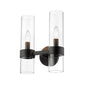 Z-LIte Datus 2-Light Wall Sconce In Matte Black