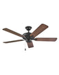  Metro 52" Ceiling Fan In Matte Black