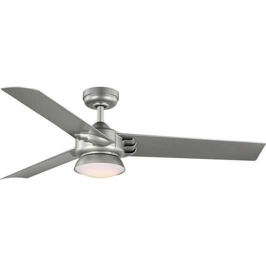  Edwidge 52" Ceiling Fan In Painted Nickel
