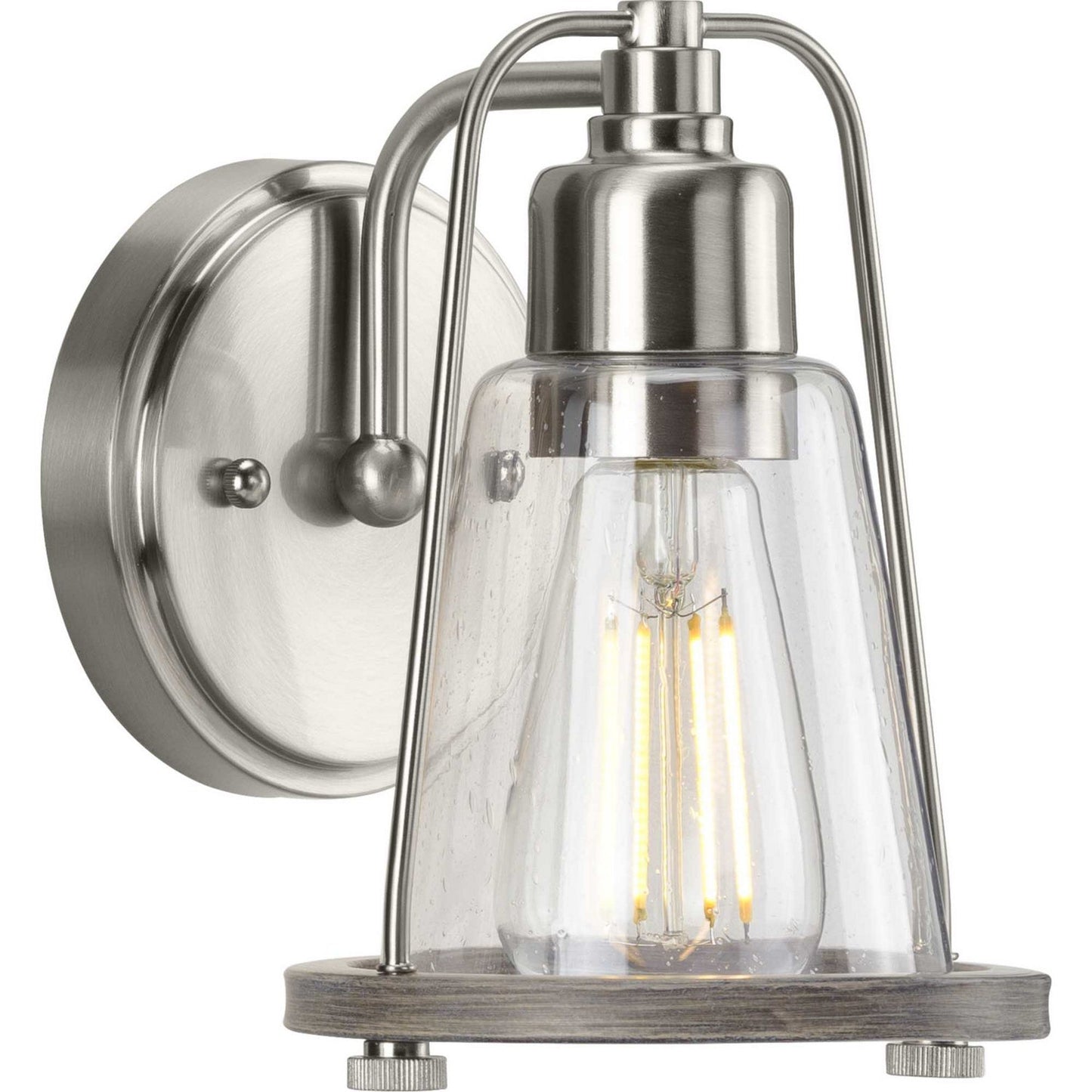  Conway 1-Light Bath Bracket In Brushed Nickel