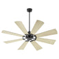  Mod 60" Patio Ceiling Fan In Matte Black