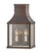  Beacon Hill Two Light Wall Mount In Blackened Copper