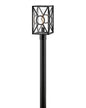  Brixton One Light Post Top Or Pier Mount In Black