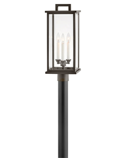  Weymouth Three Light Post Top Or Pier Mount In Oil Rubbed Bronze