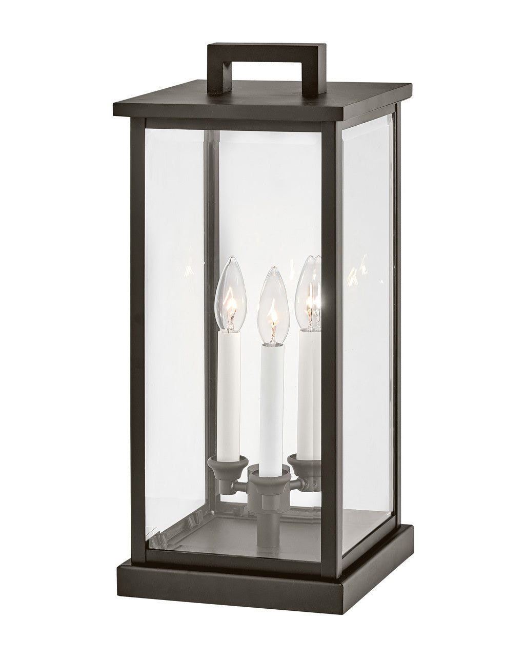  Weymouth Three Light Pier Mount In Oil Rubbed Bronze