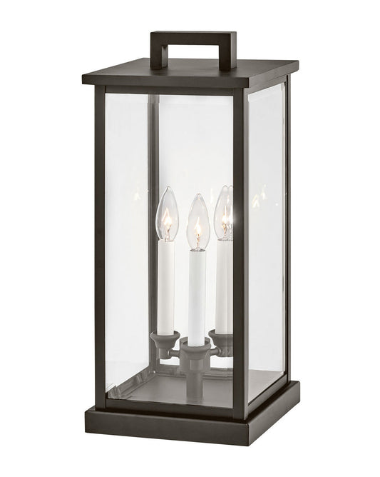  Weymouth Three Light Pier Mount In Oil Rubbed Bronze