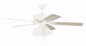  Pro Plus 114 White 4-Light Kit 52" Ceiling Fan In White