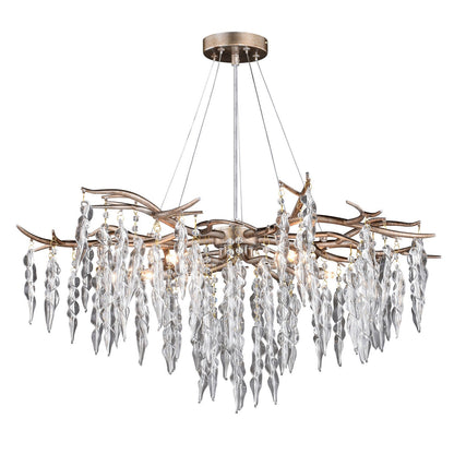  Rainier 5-Light Chandelier In Silver Mist