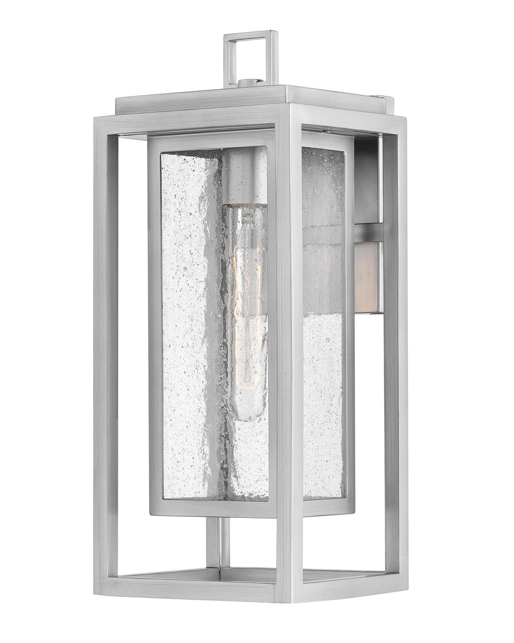  Republic LED Outdoor Wall Mount In Satin Nickel