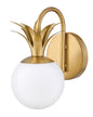  Palma LED Vanity In Heritage Brass