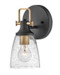  Easton One Light Vanity In Black