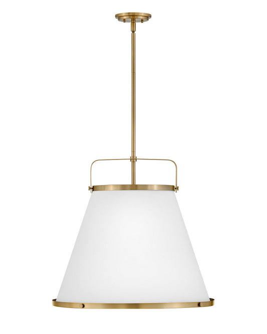  Lexi Three Light Pendant In Lacquered Brass