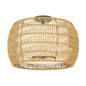 Golden Lighting 4-Light Semi-Flush Mount In Matte Black