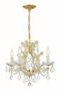  Maria Theresa 4-Light Mini Chandelier In Gold