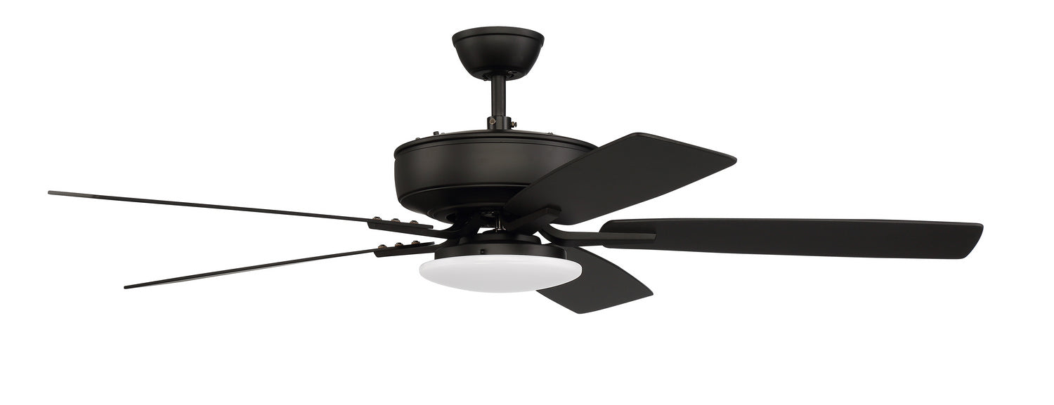  Pro Plus 112 Slim Light Kit 52" Ceiling Fan In Flat Black