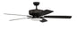  Pro Plus 112 Slim Light Kit 52" Ceiling Fan In Flat Black