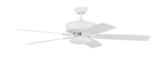  Pro Plus 112 Slim Light Kit 52" Ceiling Fan In White