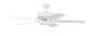  Pro Plus 112 Slim Light Kit 52" Ceiling Fan In White