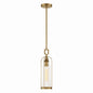  Yasmin 1-Light Outdoor Pendant In Aged Gold