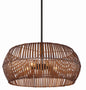  Brentwood Shore Five Light Pendant In Coal