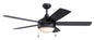 Cappleman 52" Ceiling Fan In Black