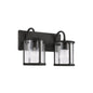  Brennen 2-Light Vanity In Black Iron