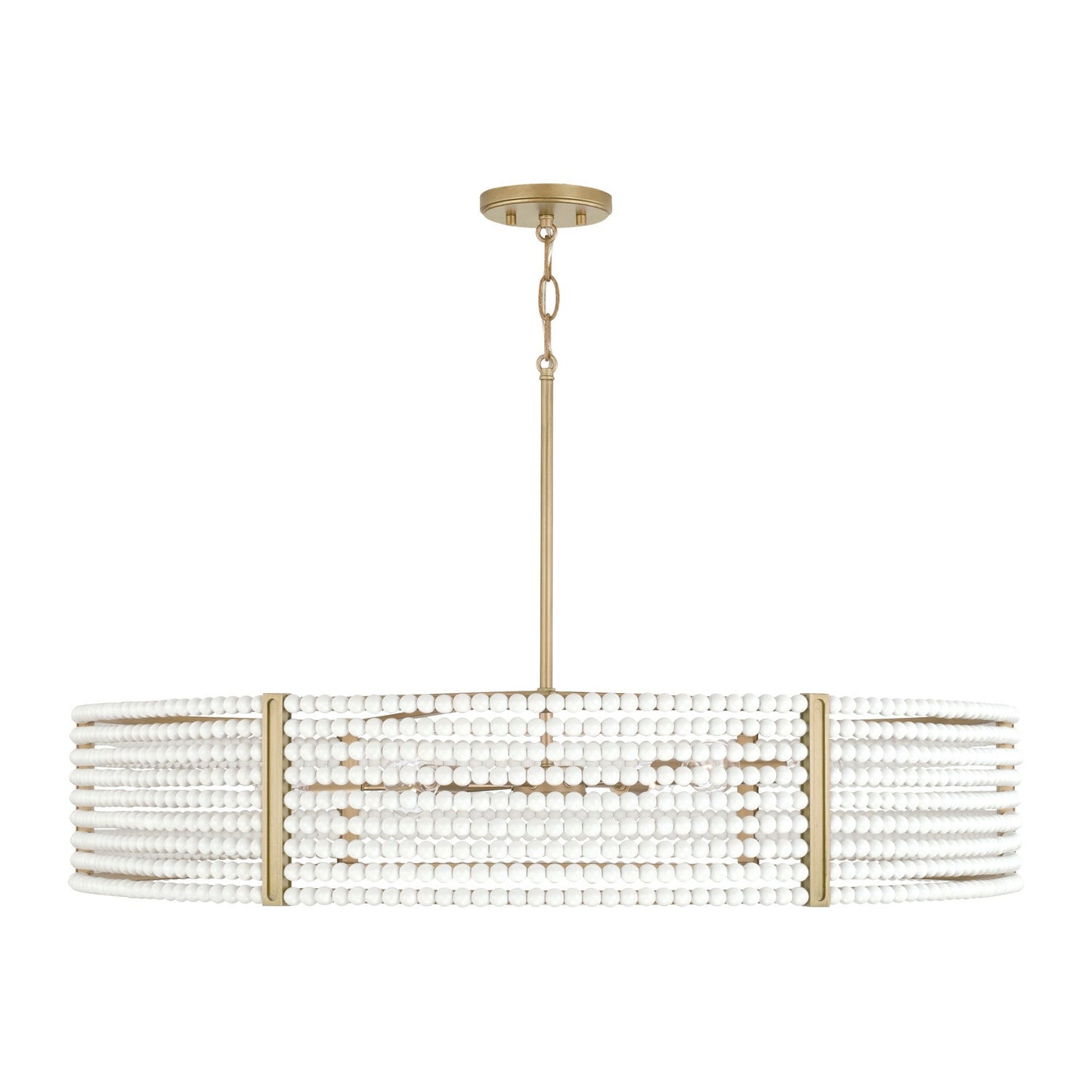  Brynn 6-Light Chandelier In Aged Brass Painted